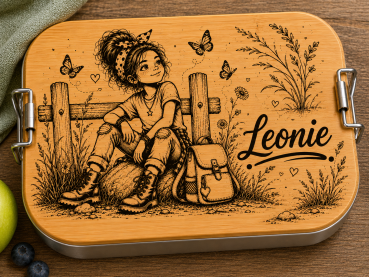 Alu-Lunchbox- Mädchen