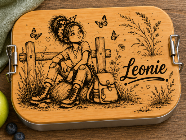 Alu-Lunchbox- Mädchen