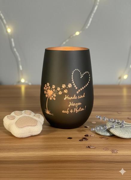 Windlicht "Pfotenliebe"